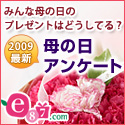 イイハナ・ドットコム e87.com(千趣会イイハナ)母の日特集 2009年母の日アンケート