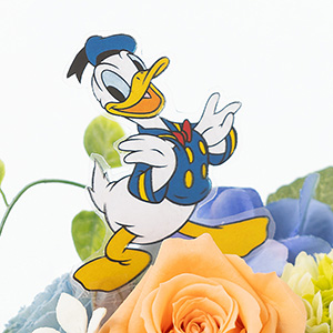 「ドナルドダック」モチーフのアクリルピックです。