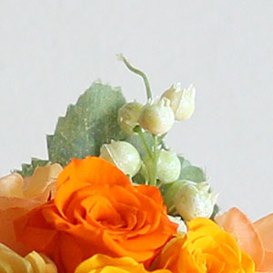 アクセントにフェイクベリーをあしらいました。