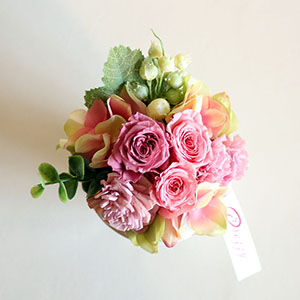 上からの様子です。