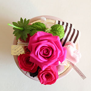 上からの様子です。