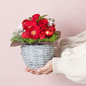 大人の女性が持った場合の大きさのイメージです。