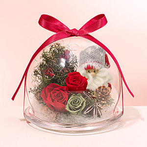 グレー帽子のサンタバージョンです。サンタは2種類あります。どちらが届くかお楽しみに!