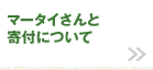 マータイさんと寄付について