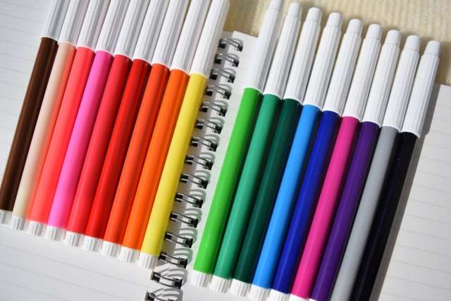 色付きのペン