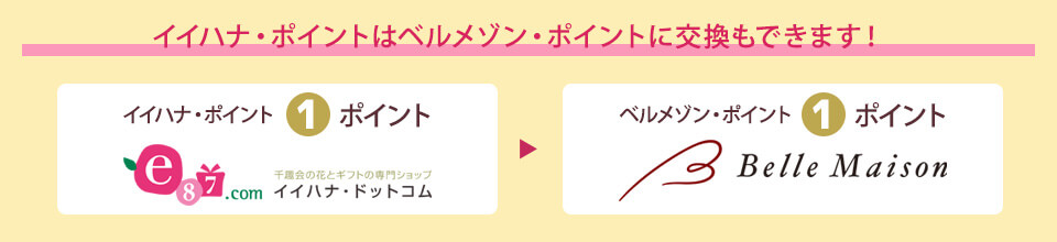 ベルメゾン・ポイントへの交換OK