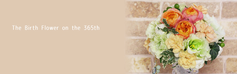 THE BIRTH FLOWER ON THE 365th 5月の誕生花と花言葉