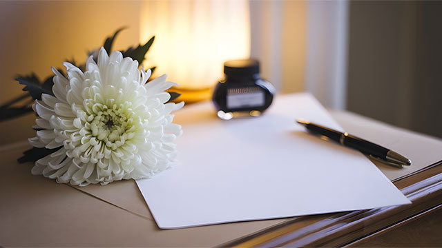 お悔やみのメッセージ イメージ