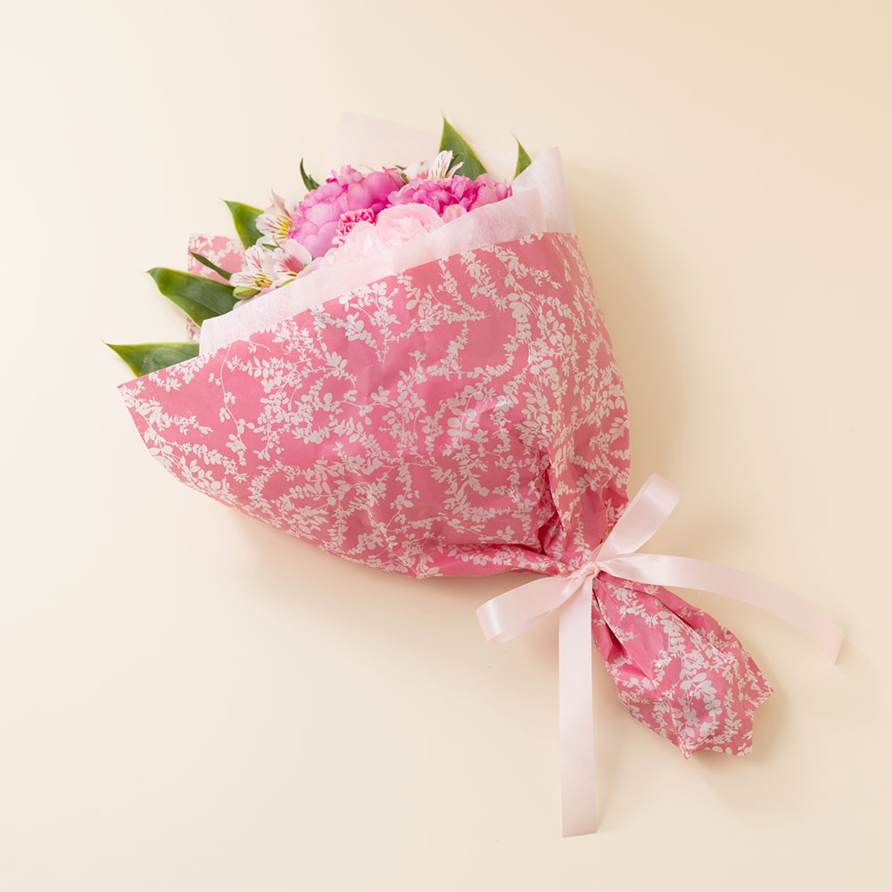イイハナ 母の日 花束 芍薬美人 桜色重ね 花のプレゼント ギフト