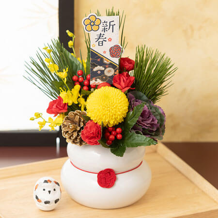 予算4 000円 選ぶ お正月の花 お年賀の贈り物 イイハナ