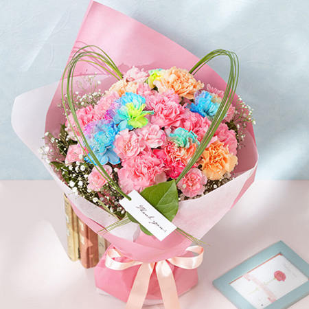 母の日　花束「Rainbow Bouquet～幸せを願って～」