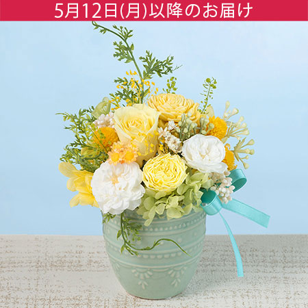 母の日　プリザーブドフラワー「ゼフィール～幸せ色の贈り物～」