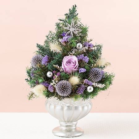 クリスマスのプリザーブド・ドライフラワープレゼント・ギフト