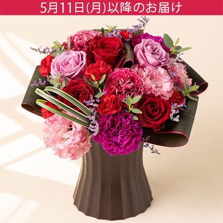 母の日　アレンジメント「Rouge de la Mere」