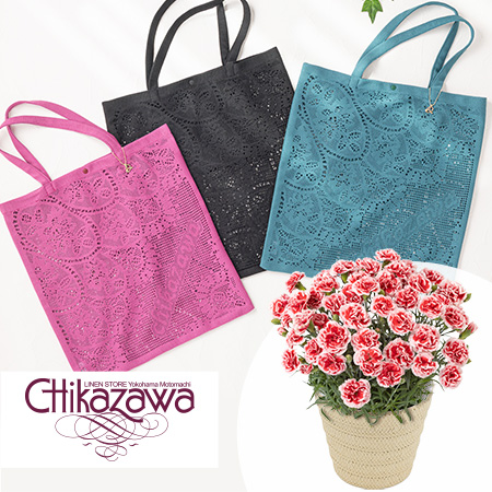 母の日　鉢植えセット「近沢レース店レーストート」