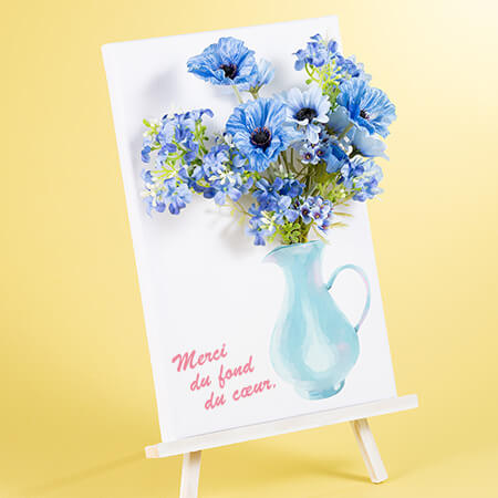 母の日　アートフラワー「Thanks For ～Bleu～」