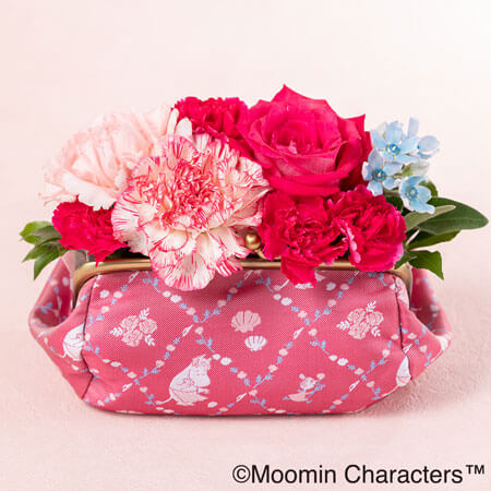 母の日　MOOMIN/アレンジメント「がまぐちポーチ～Moominmamma's Day 2026～」