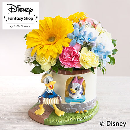 ディズニー ミニーマウス フラワーガーデン 花瓶 ディズニーフラワー