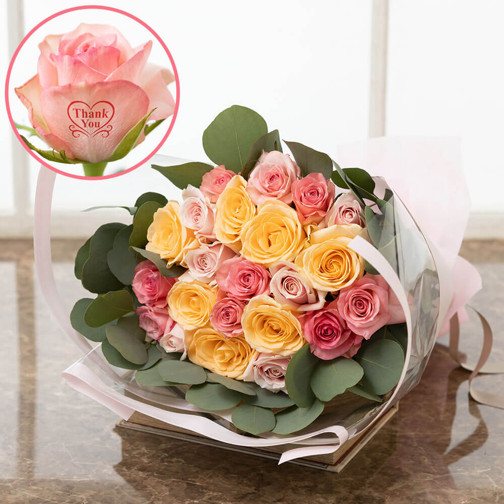 イイハナ 母の日 花束 レター ローズ Premium Rose バラに気持ちを託して 花のプレゼント ギフト