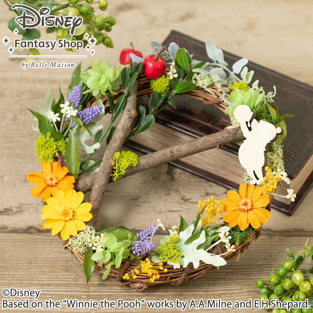 イイハナ 母の日 ディズニー プリザーブド アートフラワー 森のリース くまのプーさん 花のプレゼント ギフト イイハナ 母の日 ディズニー プリザーブド アートフラワー 森のリース くまのプーさん 花のプレゼント ギフト