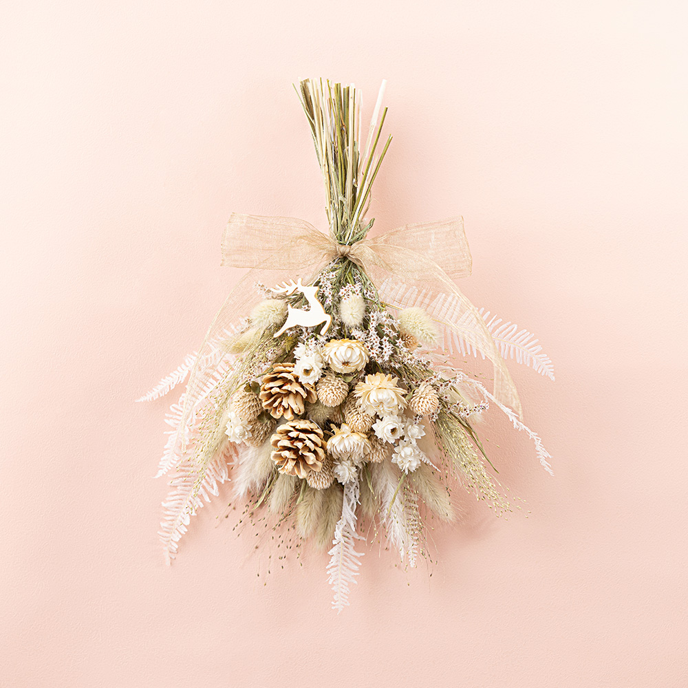 クリスマス スワッグ「Nordic White」｜フラワーギフト通販なら