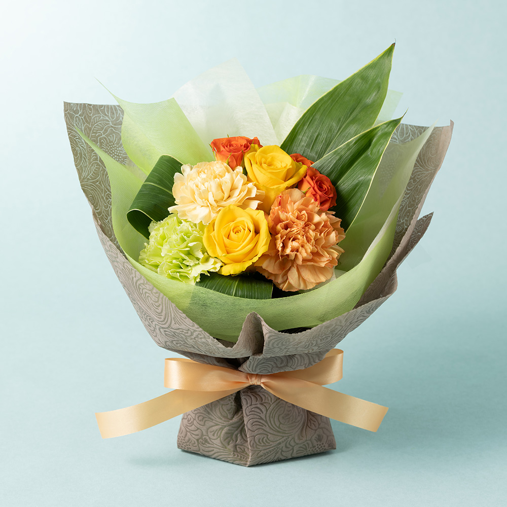 父の日 花束「ゴールデングロー」｜フラワーギフト通販ならイイハナ