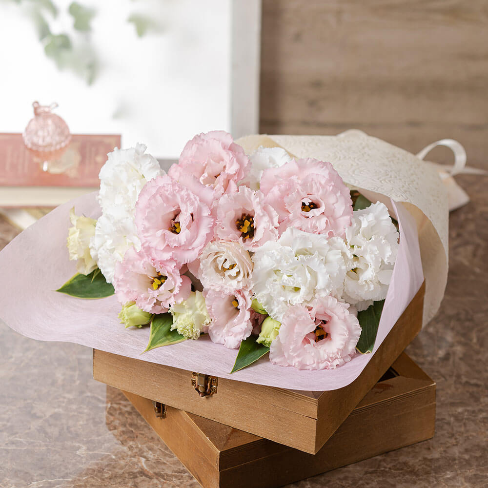 イイハナ 花束 アーリーサマー ブーケ ロマンティック ピンク 初夏特集