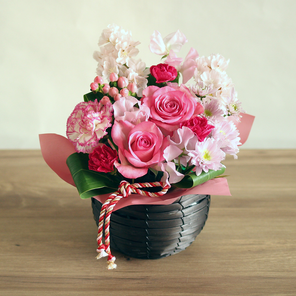 アレンジメント「円(まどか)～桜～」｜桜・桃・梅特集｜フラワーギフト