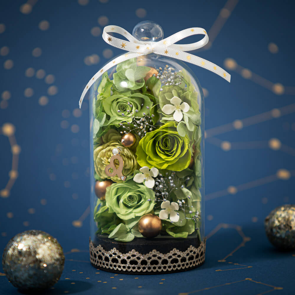 花ページ イイハナ】EXプリザーブドフラワー「エトワールドーム～獅子座