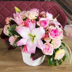 プラチナアンクレット 花 唐草 フラワー ロイヤルブルームーン