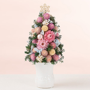 ハンドメイドアーティフィシャルフラワー　クリスマスコーンハスクツリー24 ハンドメイドアーティフィシャルフラワー クリスマスコーン