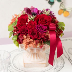 プリザーブドフラワー　オルゴール　juju 明日がくるなら＊ プリザーブドフラワー オルゴール juju 明日がくるなら＊ 【2022年母の