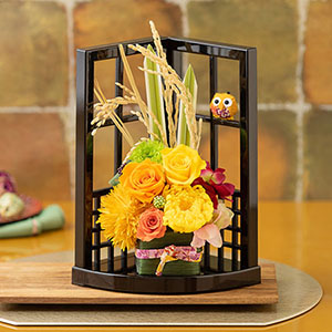 プリザーブドフラワー「祝華～華屏風～」｜フラワーギフト通販