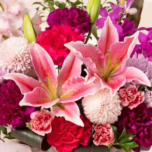 �s���N�̕S�������C���Ɏ��ƃs���N�̉ԁX�ł܂Ƃ߂܂����B