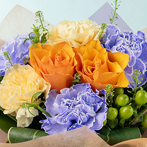 �I�����W�̃o���ƃ��x���_�[�̃J�[�l�[�V�������A��ۓI�ȍʂ��Y���܂��B