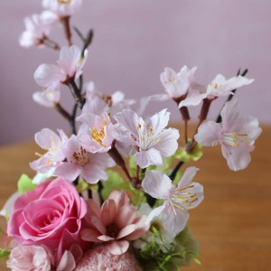 プリザーブドフラワー「春爛漫〜桜のギフト〜」