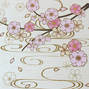 ���炩�Ȕ��؂ɉf����A�����`�[�t�B����Ȉ���Z�p��p���āA���؂ȃS�[���h�̊G�����{���܂����B