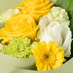 �؂₩�ȃo�������C���ɃJ�[�l�[�V�����A�K�[�x���Ȃǂ̉ԁX�����킹�܂����B