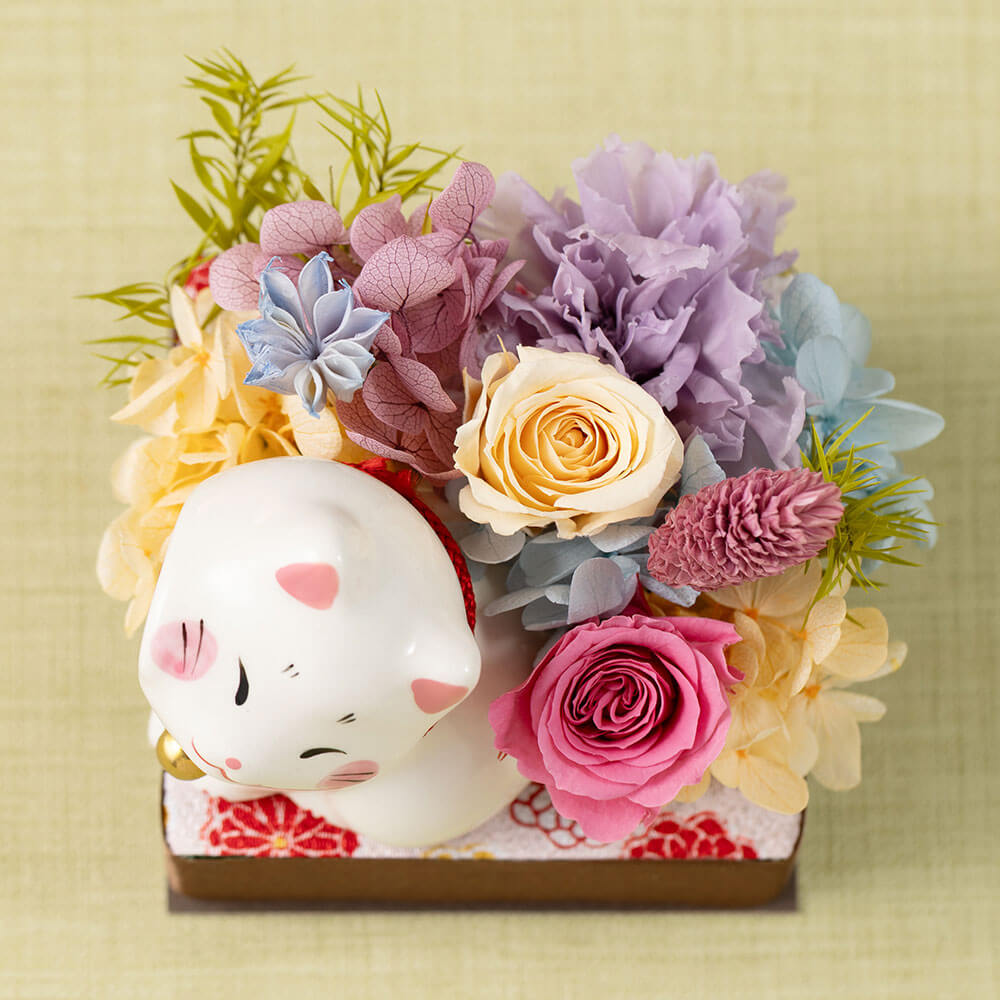 ⭐︎れいほ〜様御依頼品⭐︎うさぎちゃんのボールブーケとフラワーブーケ うさぎ花束・猫ブーケワンホンブーケコレクション | AlleyGift