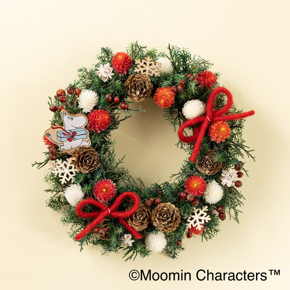 【クリスマス】MOOMIN/ドライフラワー「GIFT FOR YOU　ムーミン」