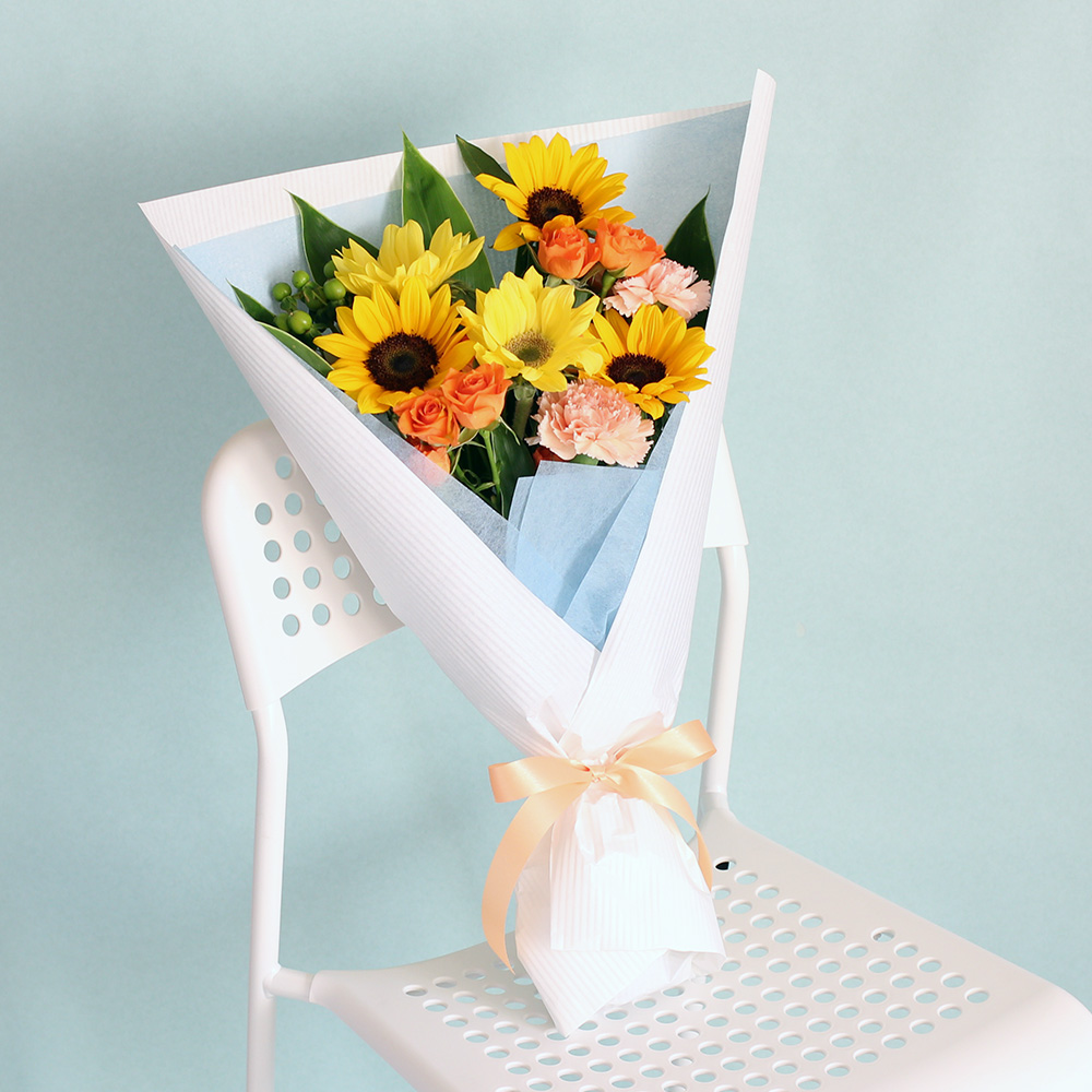 アレンジメント「Sunflower Fresh」｜夏の花特集｜フラワーギフト通販