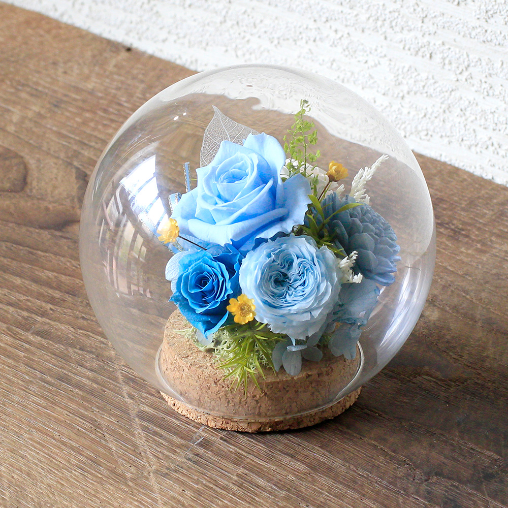 プリザーブドフラワー「Refresh Blue」