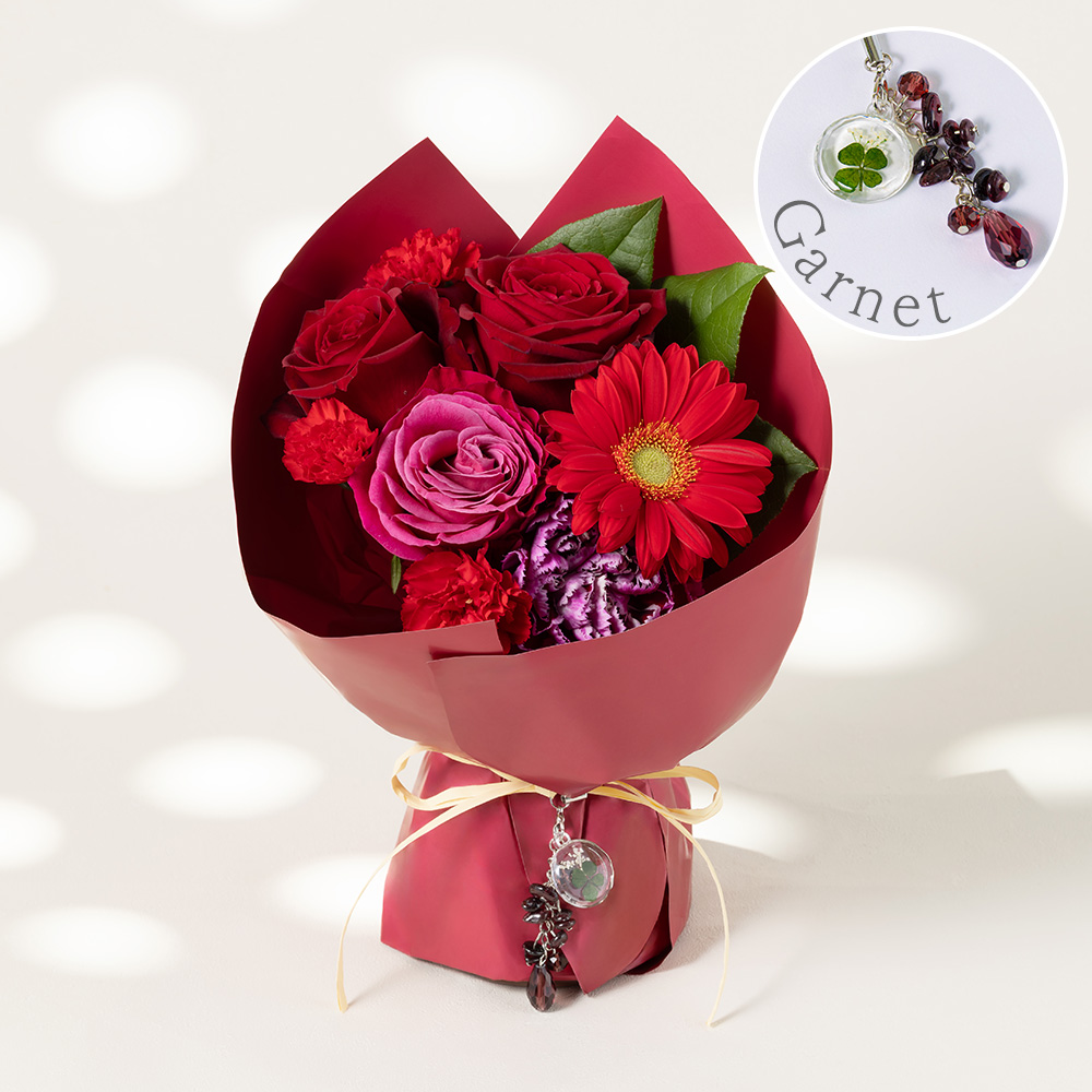 花束「Birthday Month Bouquet〜January〜」