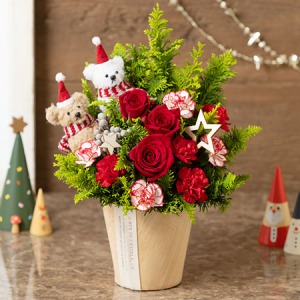 アレンジメント 花束 クリスマス特集 イイハナ 並び順 おすすめ順