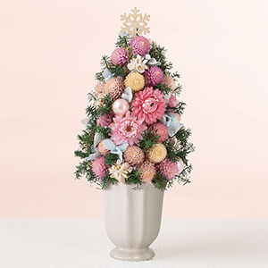 EXプリザーブド&ドライフラワー「ツリー Sweet Pink」