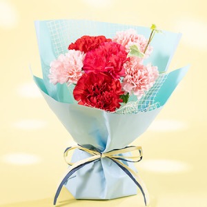 母の日 花束「ジョイフル・カラーズ〜ブルー〜」