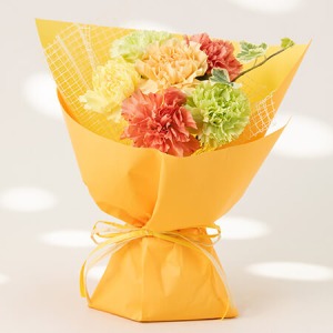 母の日 花束「ジョイフル・カラーズ〜オレンジ〜」