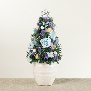 �y�N���X�}�X�z�v���U�[�u�h���h���C�t�����[ �c���[ Snow Blue