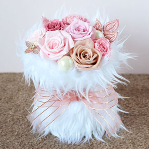 プリザーブドフラワー「Fluffy Gift」