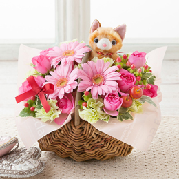 19 母の日ギフト 猫好きなお母さんには お花とかわいい猫ちゃんを贈ろう 猫フラワーギフト特集